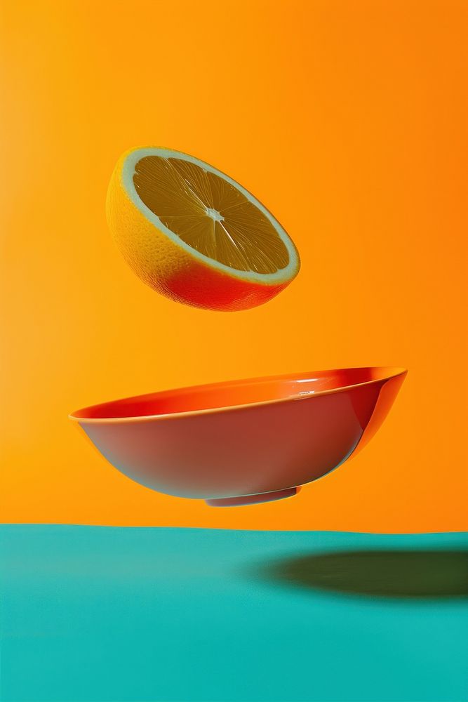 Photo of marketing grapefruit food bowl.