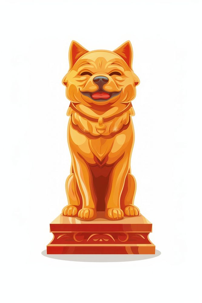 Dog statue sculpture figurine mammal.