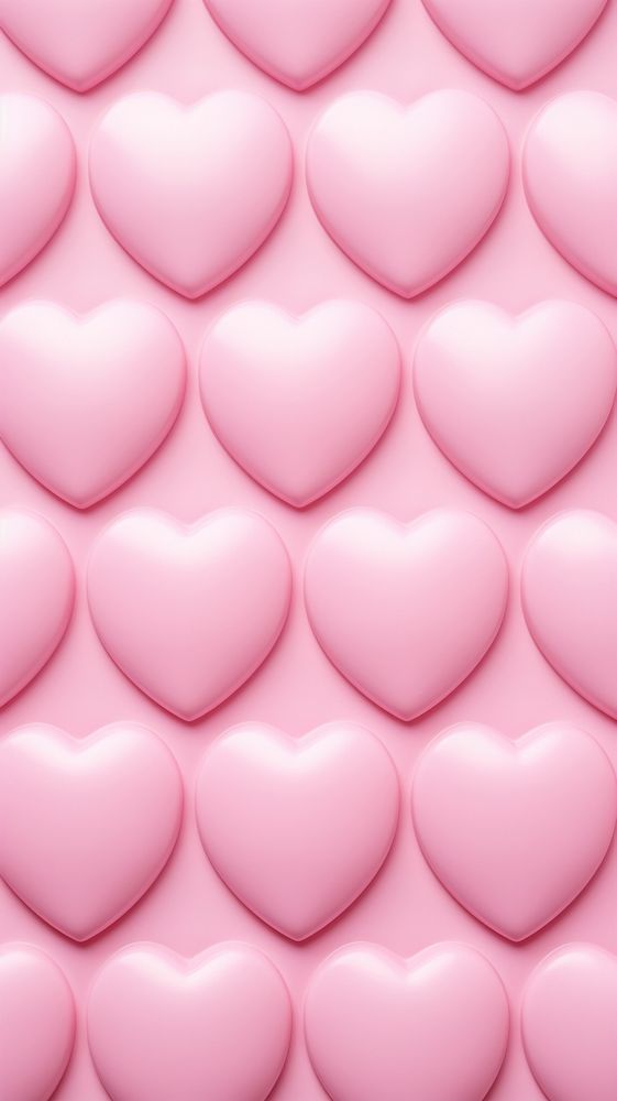 Puffy 3d heart wallpaper backgrounds pattern petal.
