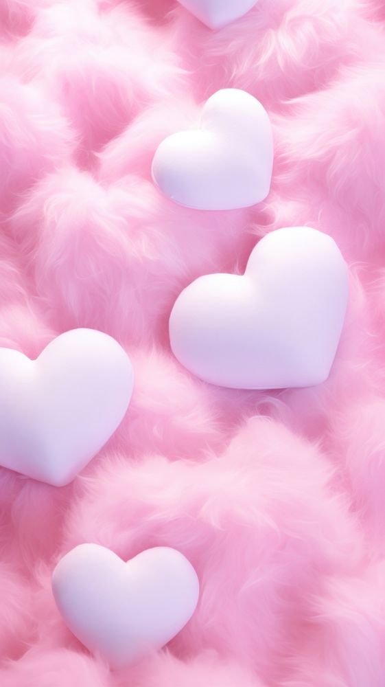 A fluffy hearts backgrounds medication softness.