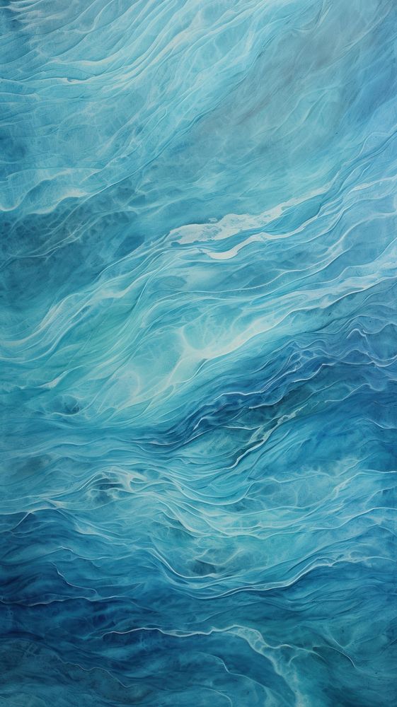 Ocean texture with some paint on it turquoise abstract painting.