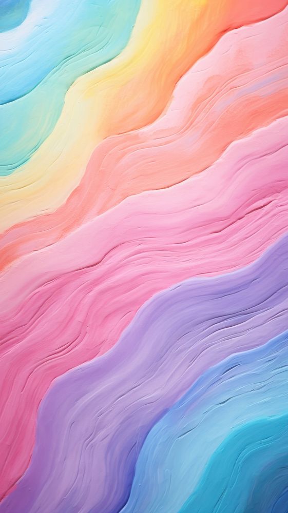 Pastel rainbow paint with some paint on it abstract texture backgrounds.