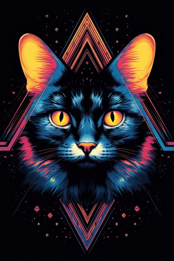 Cat art graphics animal.