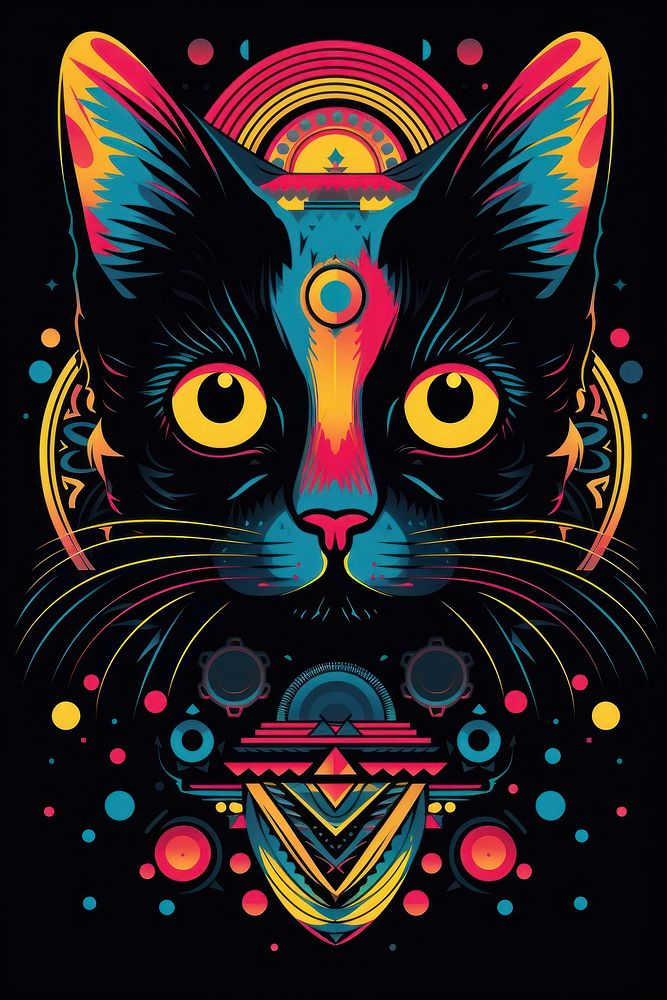 Cat art graphics animal.