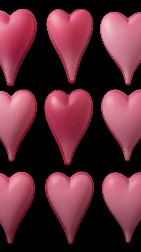 Abstract heart wallpaper backgrounds repetition variation.