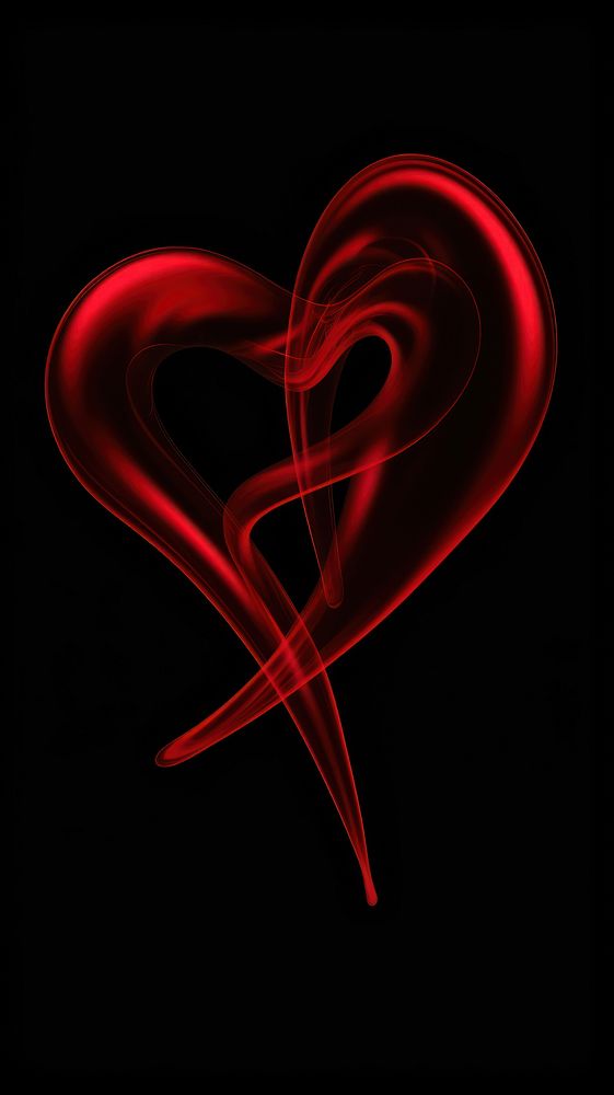 Abstract heart wallpaper flowing illuminated accessories.
