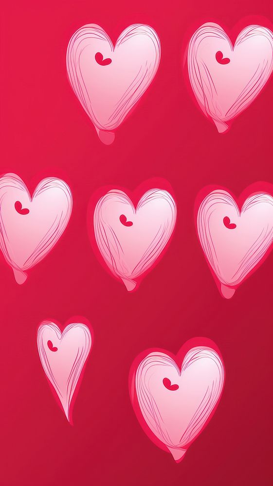 Abstract heart wallpaper backgrounds celebration circle.