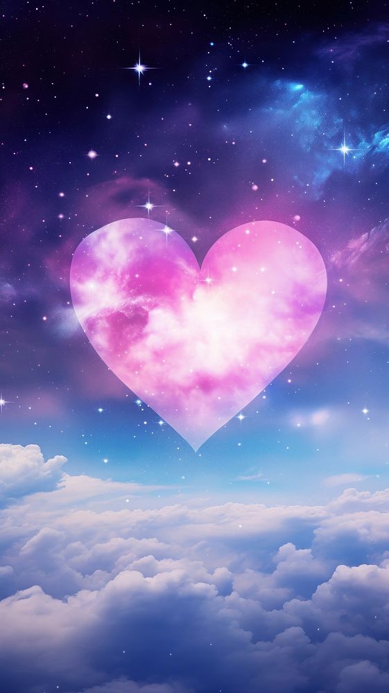 Galaxy wallpaper with bright heart in the sky astronomy outdoors nature.