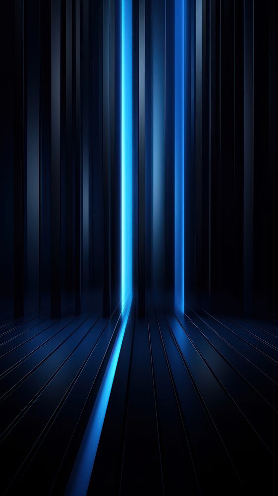 Digitally generated blue light and stripes black illuminated backgrounds.