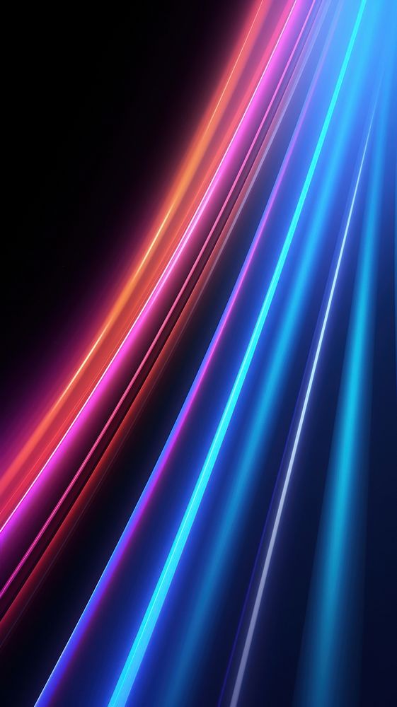 Digitally generated neon light and stripes illuminated backgrounds downloading.