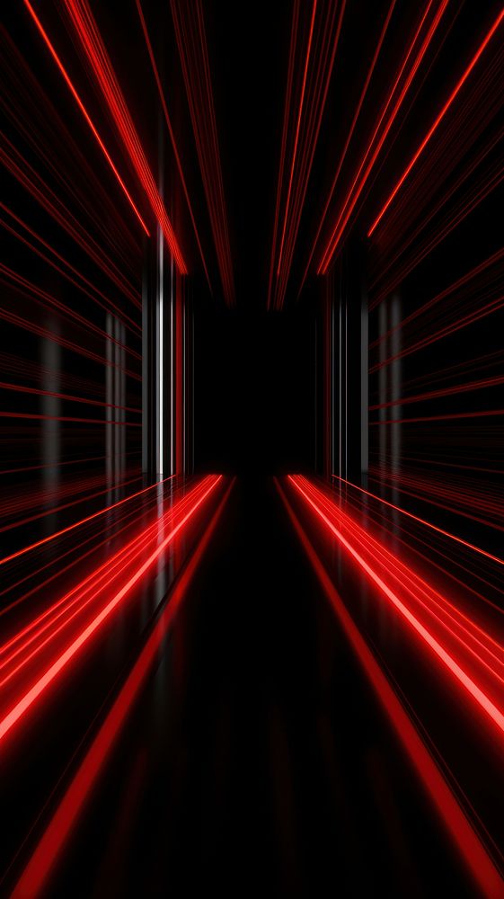 Digitally generated red light and stripes black laser transportation.