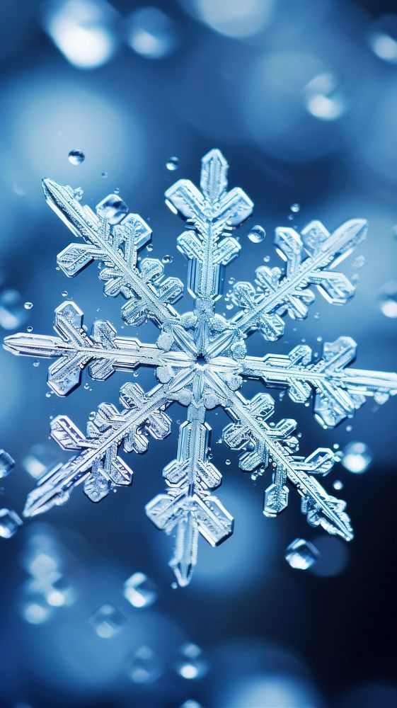 Microscopic view of snowflake pattern cross backgrounds.