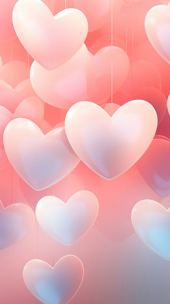 Balloon hearts backgrounds abstract red.