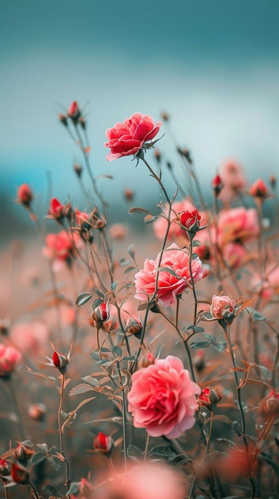 Nature rose outdoors blossom.