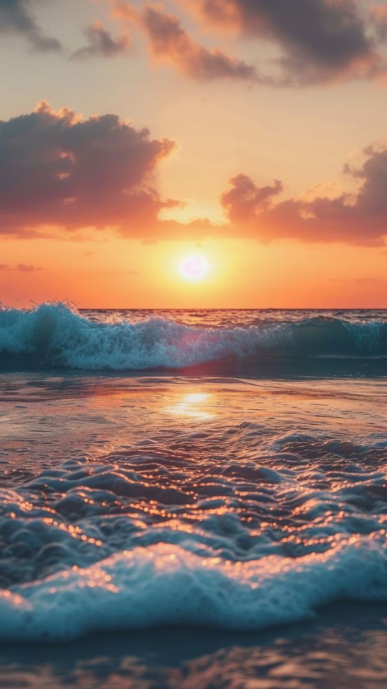 Nature beach outdoors horizon.