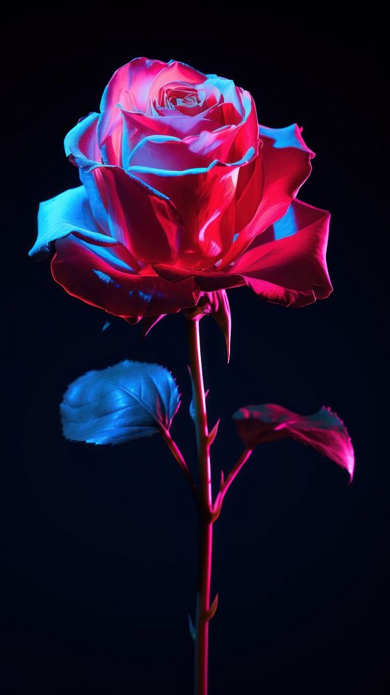Photography of rose flower radiant silhouette petal plant inflorescence.