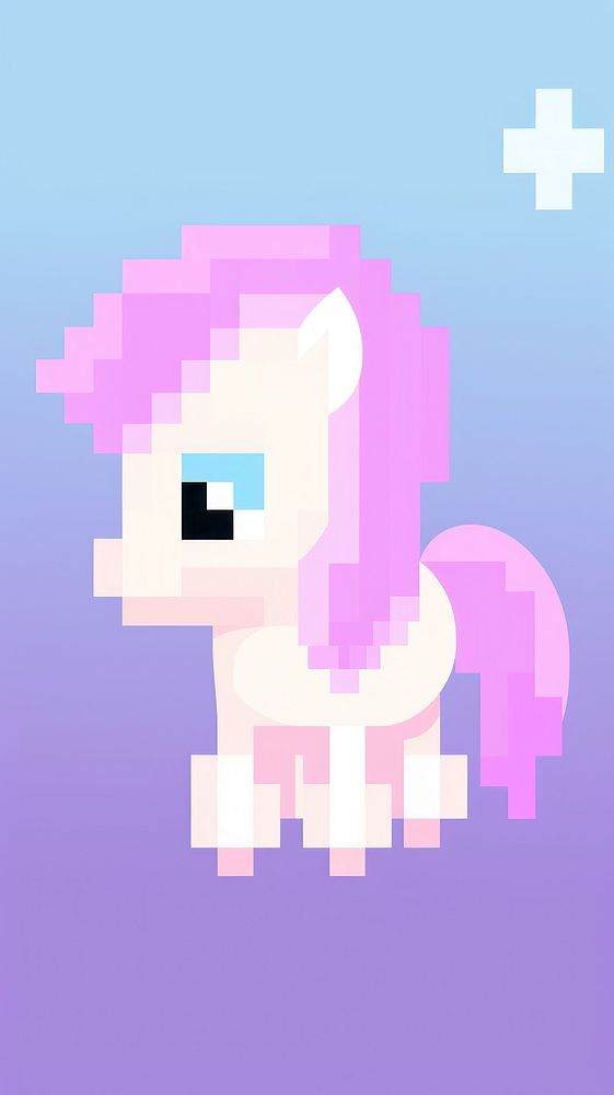 Pony graphics animal purple.