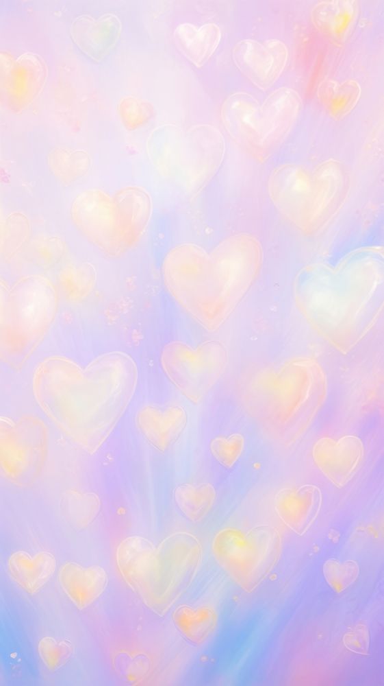 Heart and star backgrounds purple petal.
