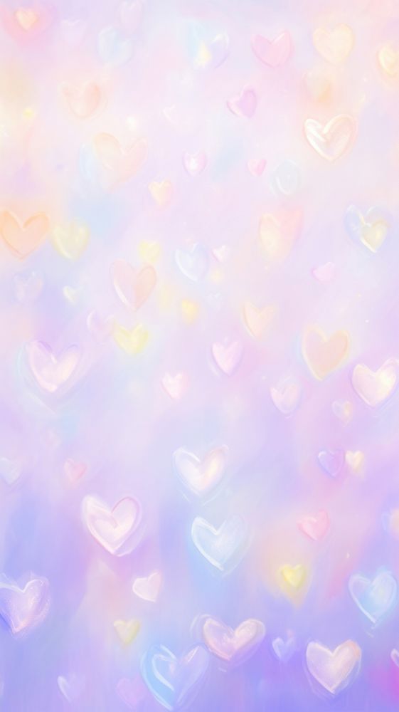 Heart and star backgrounds purple petal.