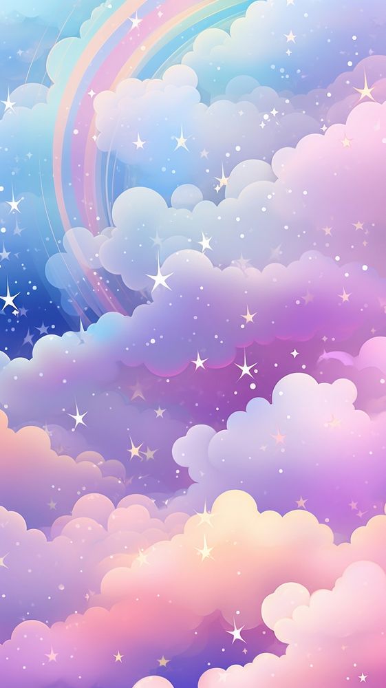 Rainbow fantasy background sky backgrounds outdoors.