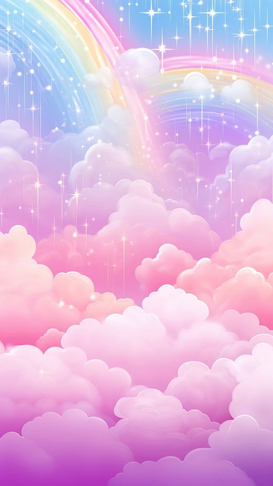 Rainbow fantasy background sky backgrounds outdoors.