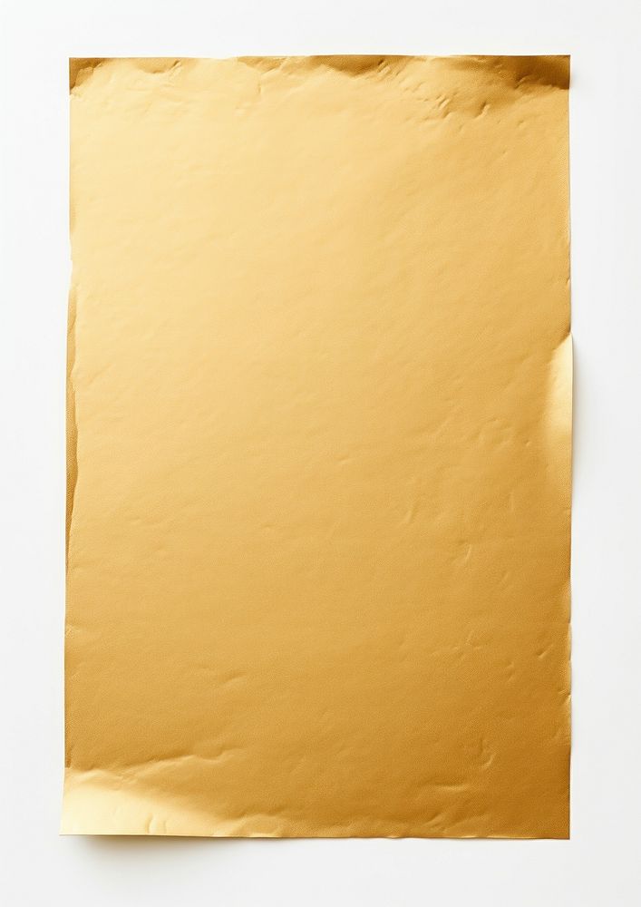Vintage gold poster with ripped paper backgrounds white background.