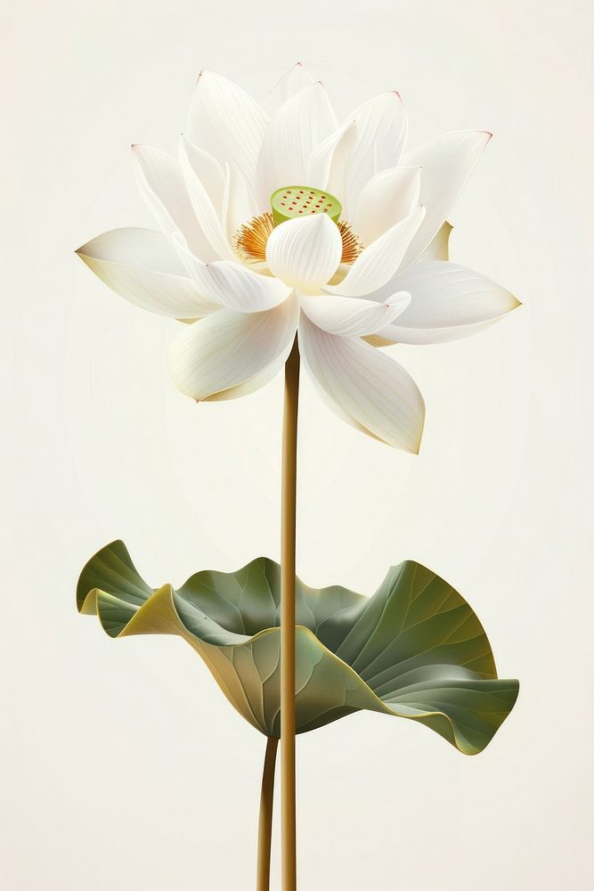 Lotus flower petal plant.