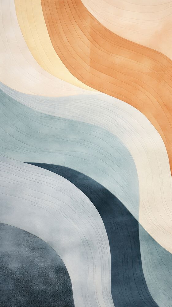 Wave abstract painting texture.