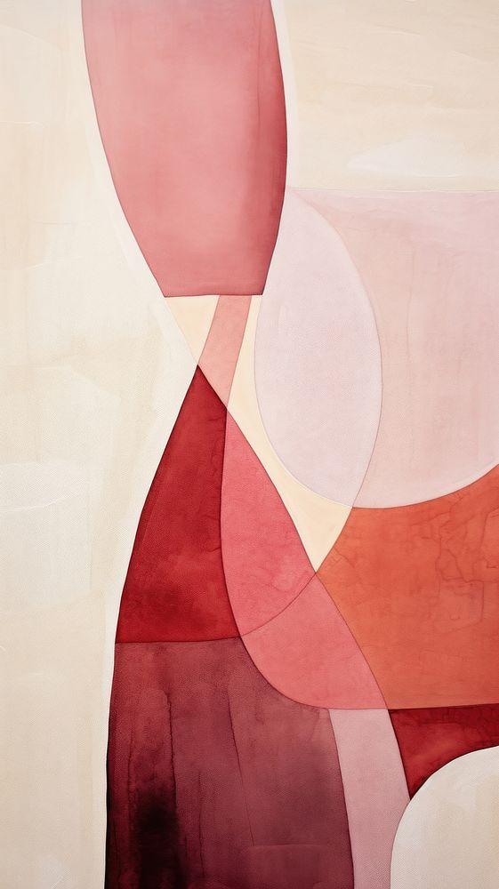 Wine abstract painting shape.