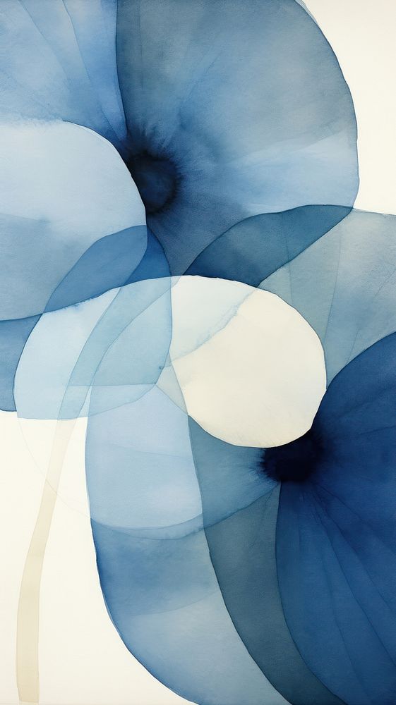 Blue flower abstract pattern petal.