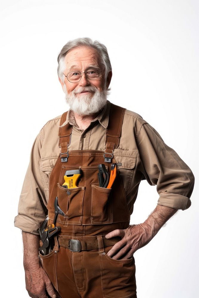 Older man adult portrait glasses smiling.