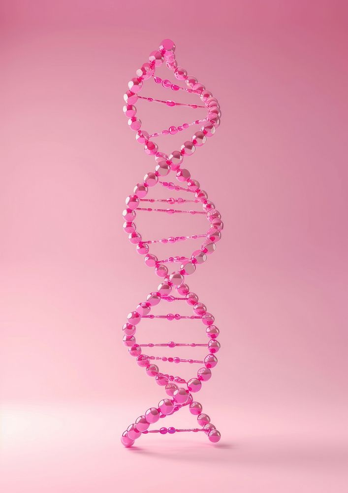 3D illustration of DNA strand accessories accessory research.