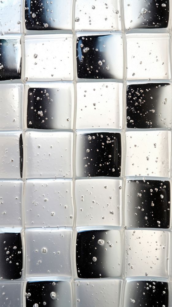Checkered pattern glass fusing art backgrounds textured tile.
