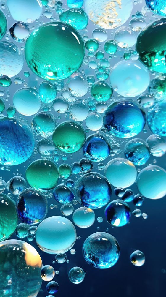 Bubbles glass fusing art backgrounds pattern sphere.