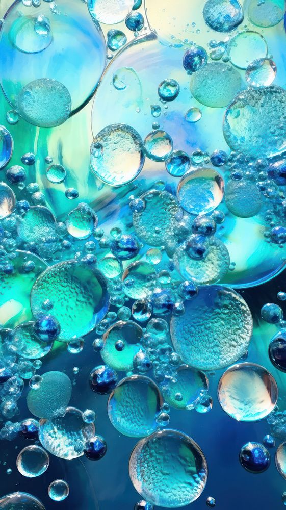 Bubbles glass fusing art backgrounds pattern transparent.
