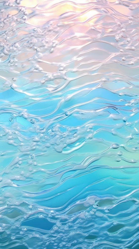 Beach waves glass fusing art backgrounds textured outdoors.