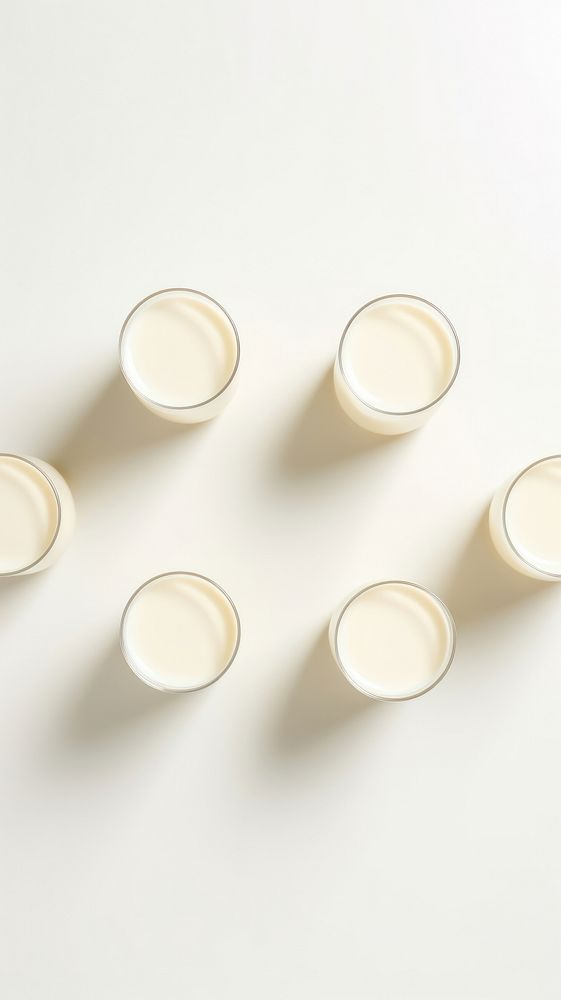 Milks cup refreshment simplicity.
