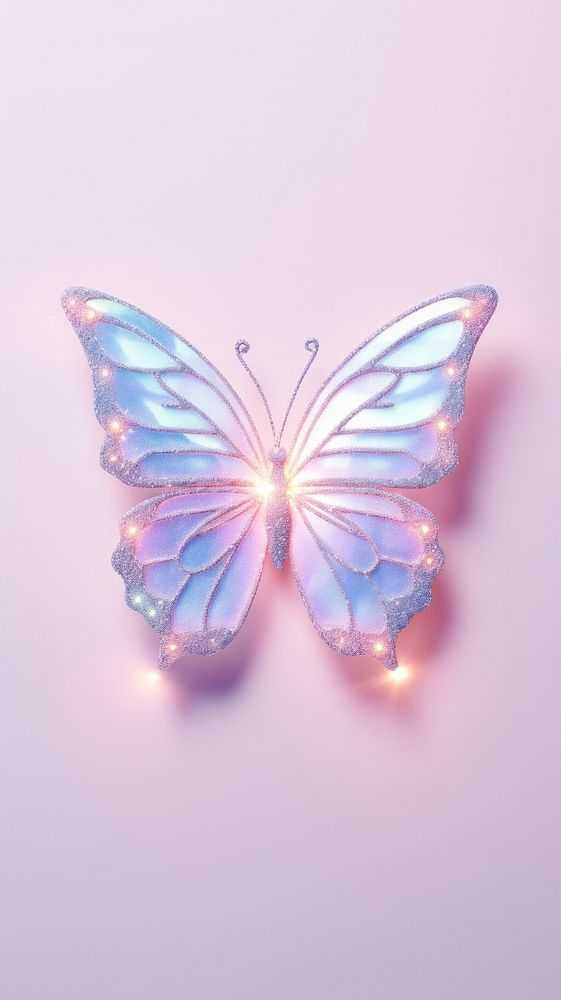 Pastel hologram with butterflys animal accessories chandelier.