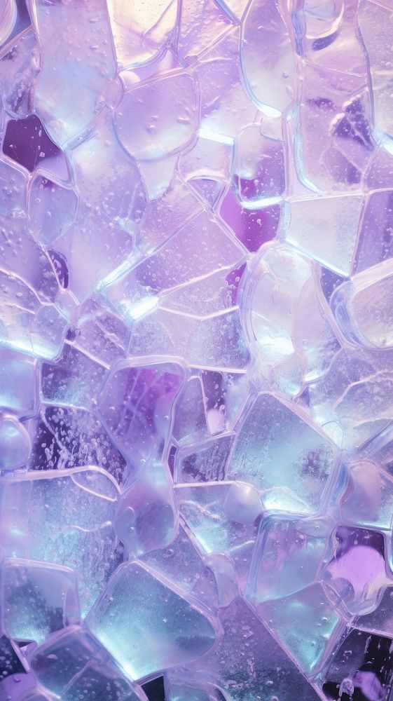 Wallglowers glass fusing art purple backgrounds textured.