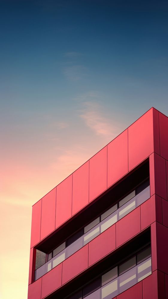 Photography of office building sky architecture outdoors.