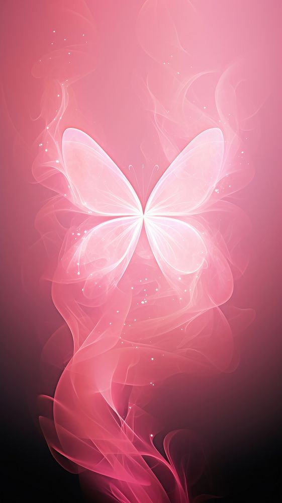 Abstract smoke of butterfly pattern purple pink.