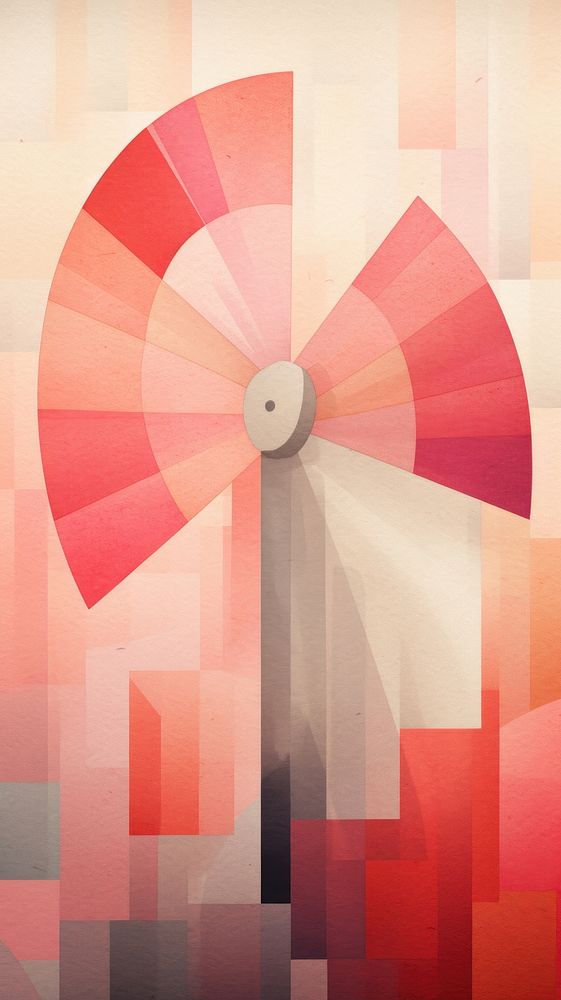 Dutch windmill shape art architecture.