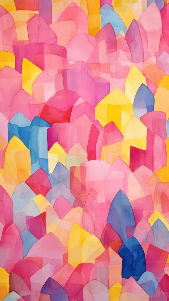 Gemstones abstract painting pattern.