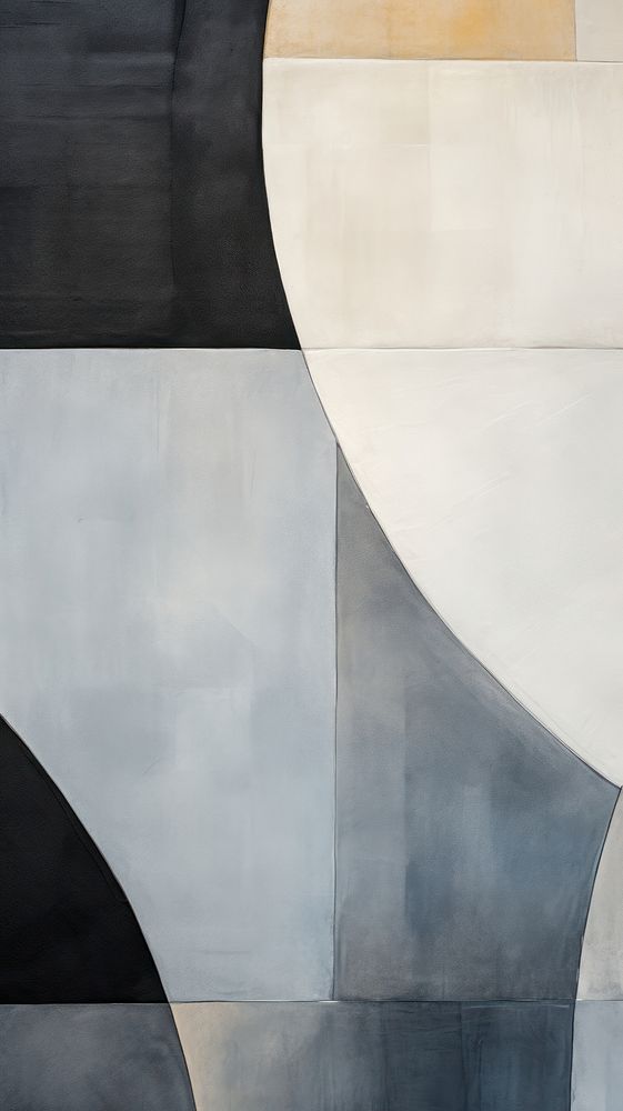 Grey abstract painting shape art.