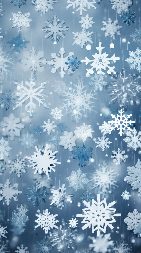 Snowflakes pattern abstract shape backgrounds.
