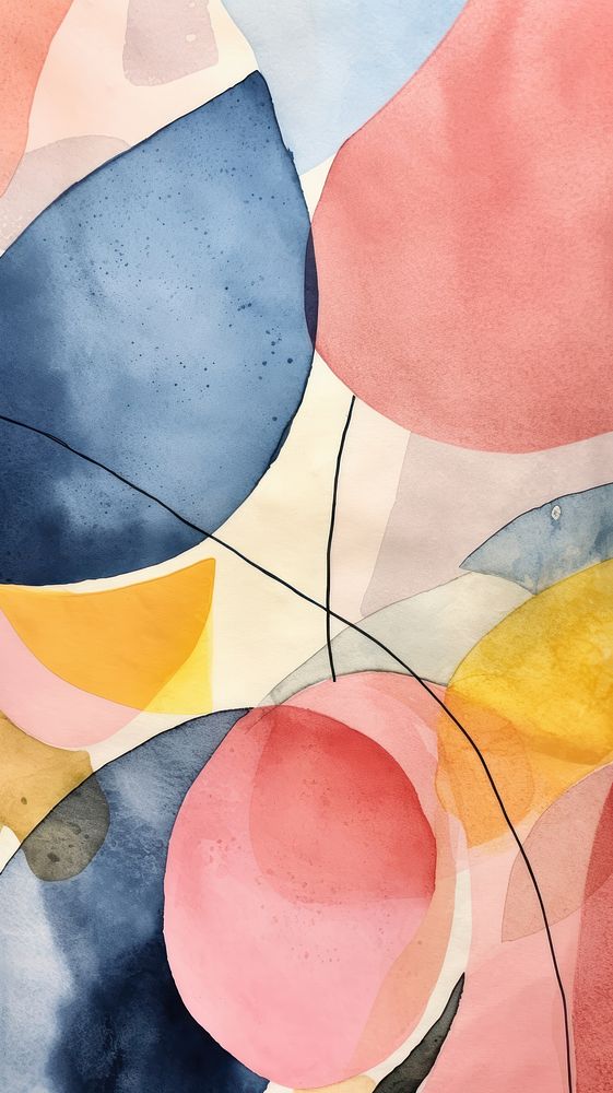 Summer party abstract painting pattern.