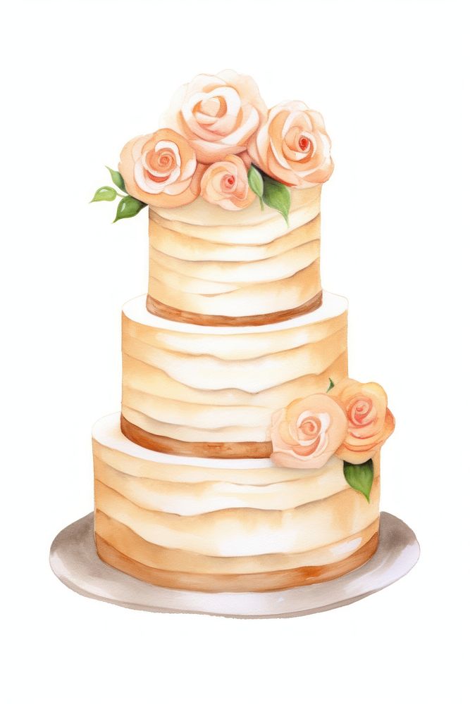 A wedding cake dessert flower plant.