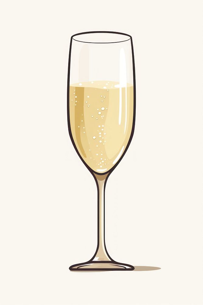 Champagne Clipart glass drink wine.