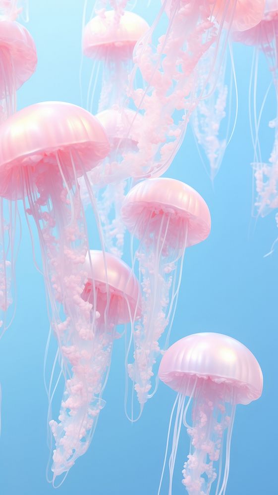 PNG Jellyfish animal invertebrate translucent.