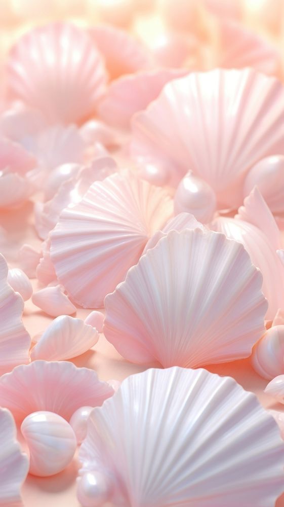 Sea shell seashell petal invertebrate.